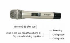 Micro karaoke USS-900 VinaKTV chất lượng, độ bền cao